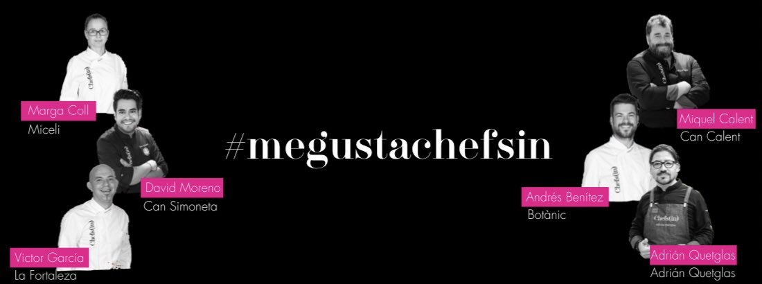 ¿Conoces #megustachefsin? Entra en nuestra cuenta de <a href="/instagram/">Instagram</a> y participa con un ‘like’ y etiquetando a la persona con quien irías a disfrutar de UN ÚNICO PREMIO de 6 CENAS para 2 pax AQUÍ—> shorturl.at/yAHL6 Las bases están descritas en el post