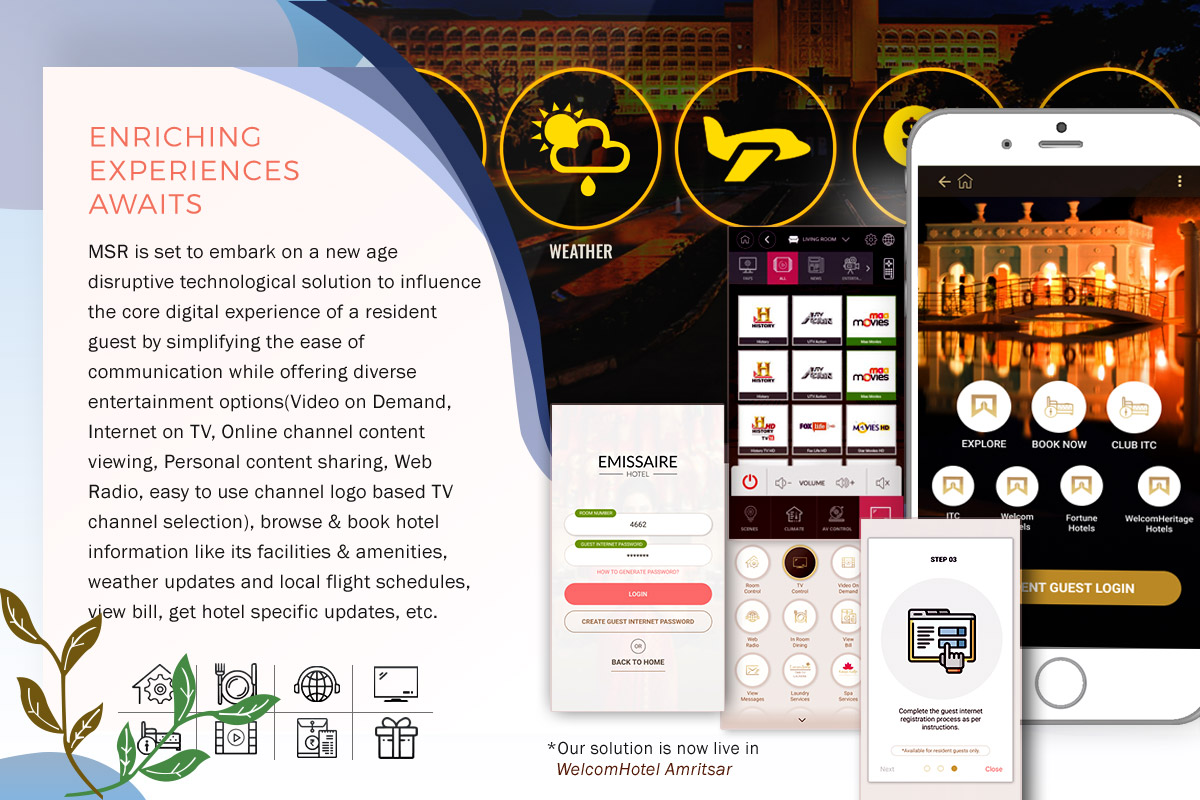 msritsolution's tweet image. Experience our enriching Technological Solution #entertainmentoptions #hotelbooking #weatherupdates #onlinemenu #onlinebillpayment #Smartler #MSR