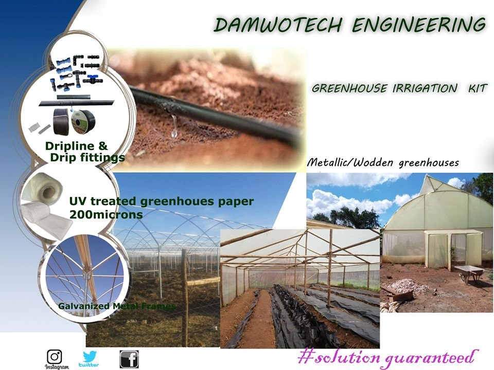 damwotech's tweet photo. INCLUSIVE!!
👉Greenhouse materials with galvanized metals/woodden materials
👉UV treated Polythene paper 200microns
👉Irrigation systems( Driplines and fittings)
Call us for more information on 0721633882/0718693560
@FarmersTrend 
@Capitafarm 
@CCF_Kenya 
@collinsodongo41 https://t.co/UI9Ay54i2W