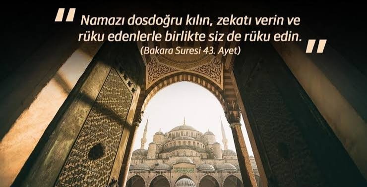 Rasûlullah (S.A.V.): "Ne dersiniz? Birinizin kapısının önünde bir nehir aksa, o kimse her gün bu nehirde beş defa yıkansa, (vücûdundaki) kirden bir eser kalır mı? Beş vakit namaz, işte bunun gibidir. Allah beş vakit namazla günahları silip yok eder”
#10Aralık2016
Hayırlı Sabahlar