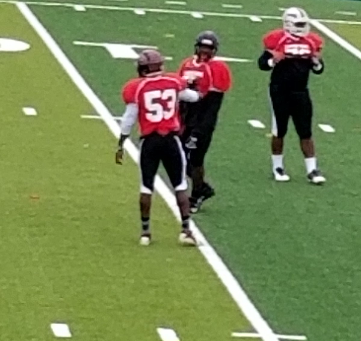 <a href="/DeshawnWatson20/">Deshawn Watson</a> <a href="/BriggsKearse/">Briggs Kearse</a> preparing to play NC in the Shrine Bowl on Saturday. #WARHORSESTRONG