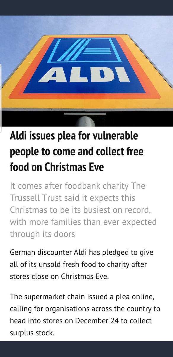 Please share this on your social media and tell family and friends! If it helps only 1 or 2 people then thanks @AldiUK 👏💚