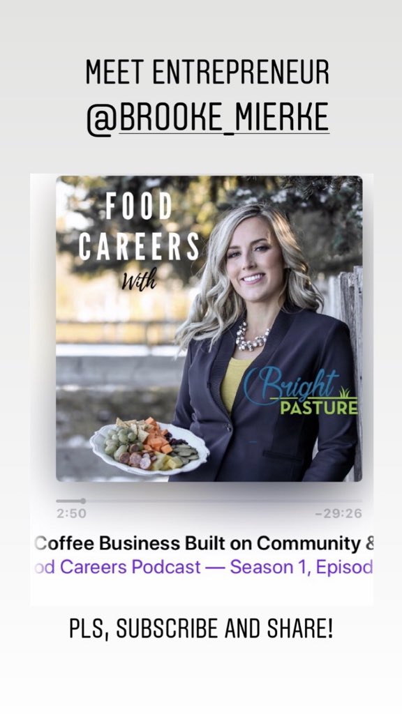 It’s time for Episode 2 - Coffee Business Built on Community & Charm with Brooke Mierke from #didsbury, #Alberta. #travelalberta #foodpodcast #business podcasts.apple.com/ca/podcast/foo…