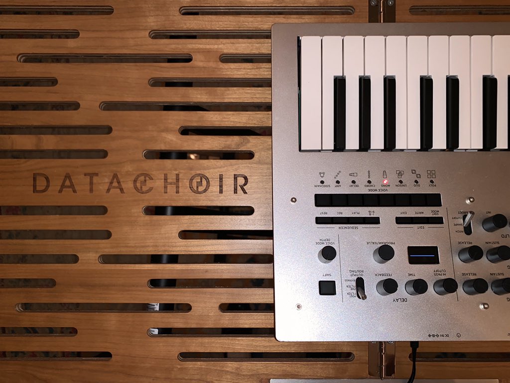 datachoirsounds's tweet photo. Cathy’s custom Datachoir table. https://t.co/RNyPJS8i74
