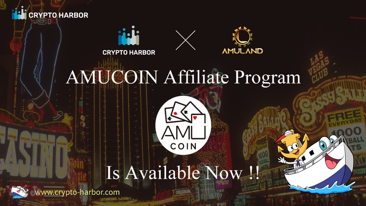 CryptoHarborPJ's tweet photo. AMUCOIN's affiliate program is available now !!
This time, self-affiliates are also OK! Because it will be quite profitable.
Please take advantage of this opportunity.
#Cryptocurrency #TokenSale #AffiliateProgram https://t.co/odbUduCjRX