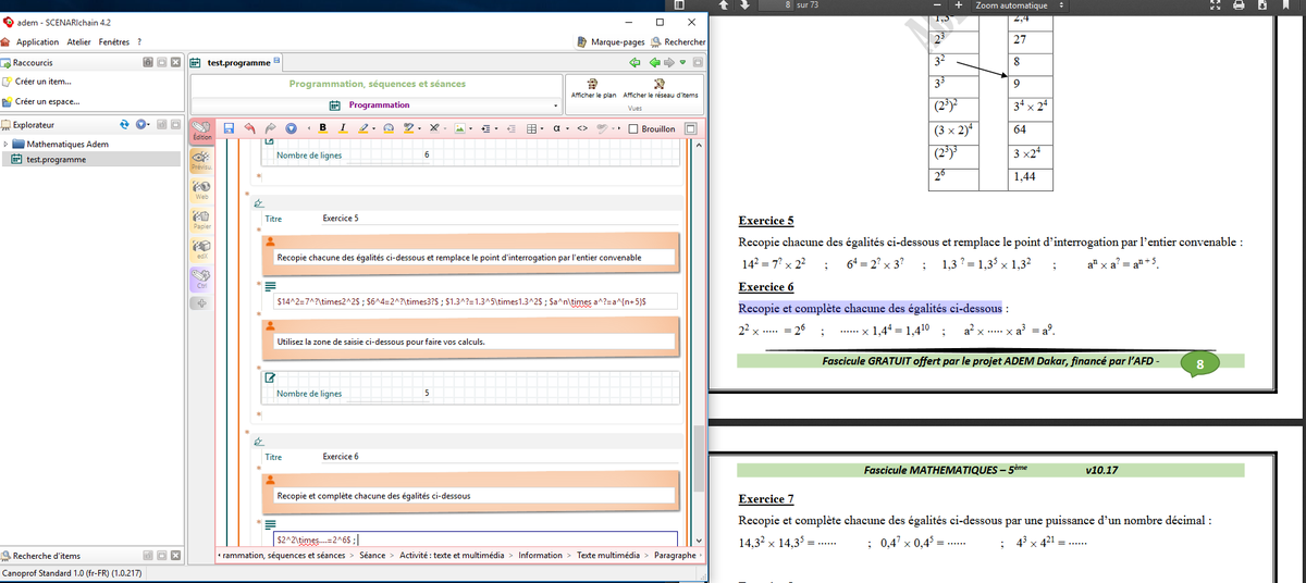 rheinandco's tweet photo. Utilisation de LaTeX/Mathématiques — Wikilivres https://t.co/nbw2HW8ovB dans #SenProf #Canoprof pour mettre en ligne les livrets d'exercices de math du projet #adem du @221men @AFD_France @ScenariAsso https://t.co/3zNKnDHTHq