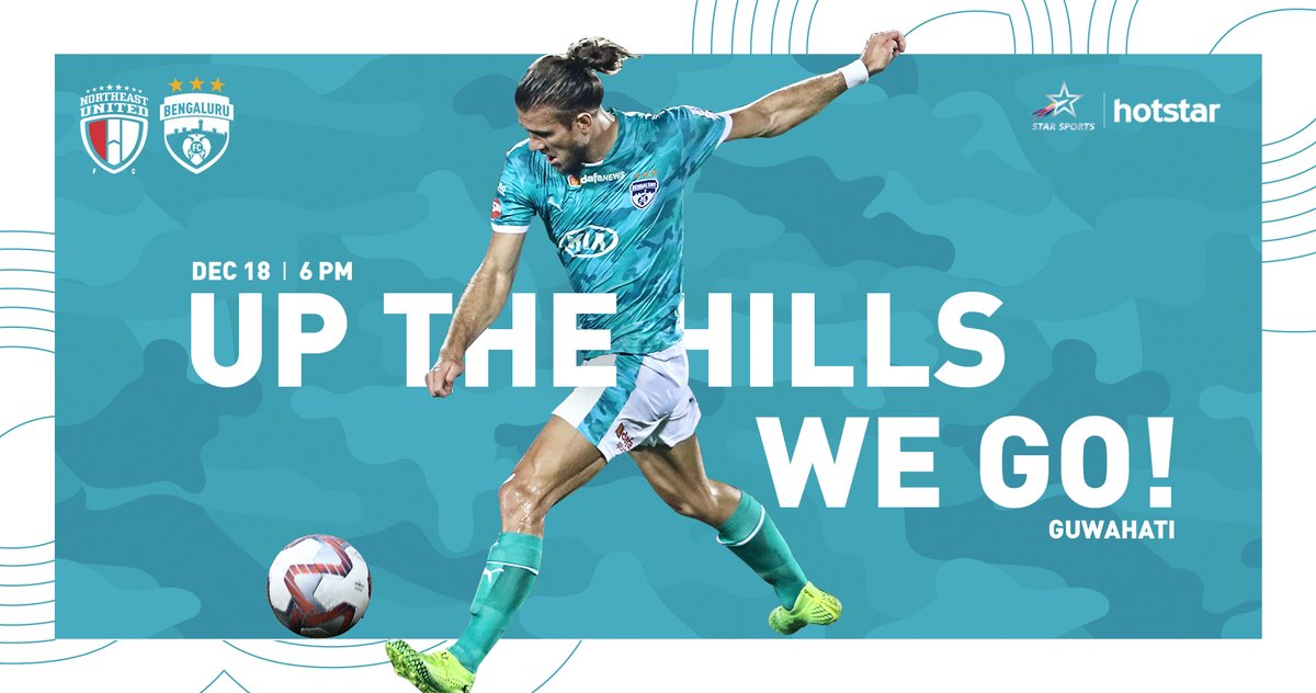 bengalurufc's tweet photo. Let's go! Tomorrow's clash at the IG Stadium in Guwahati will be OPEN to spectators, is set to kick off at 6 PM IST and live telecast will be on the Star Sports network and Hotstar. #WeAreBFC #RoomForMore #ForThePlanet https://t.co/oOS2sHD7Gi