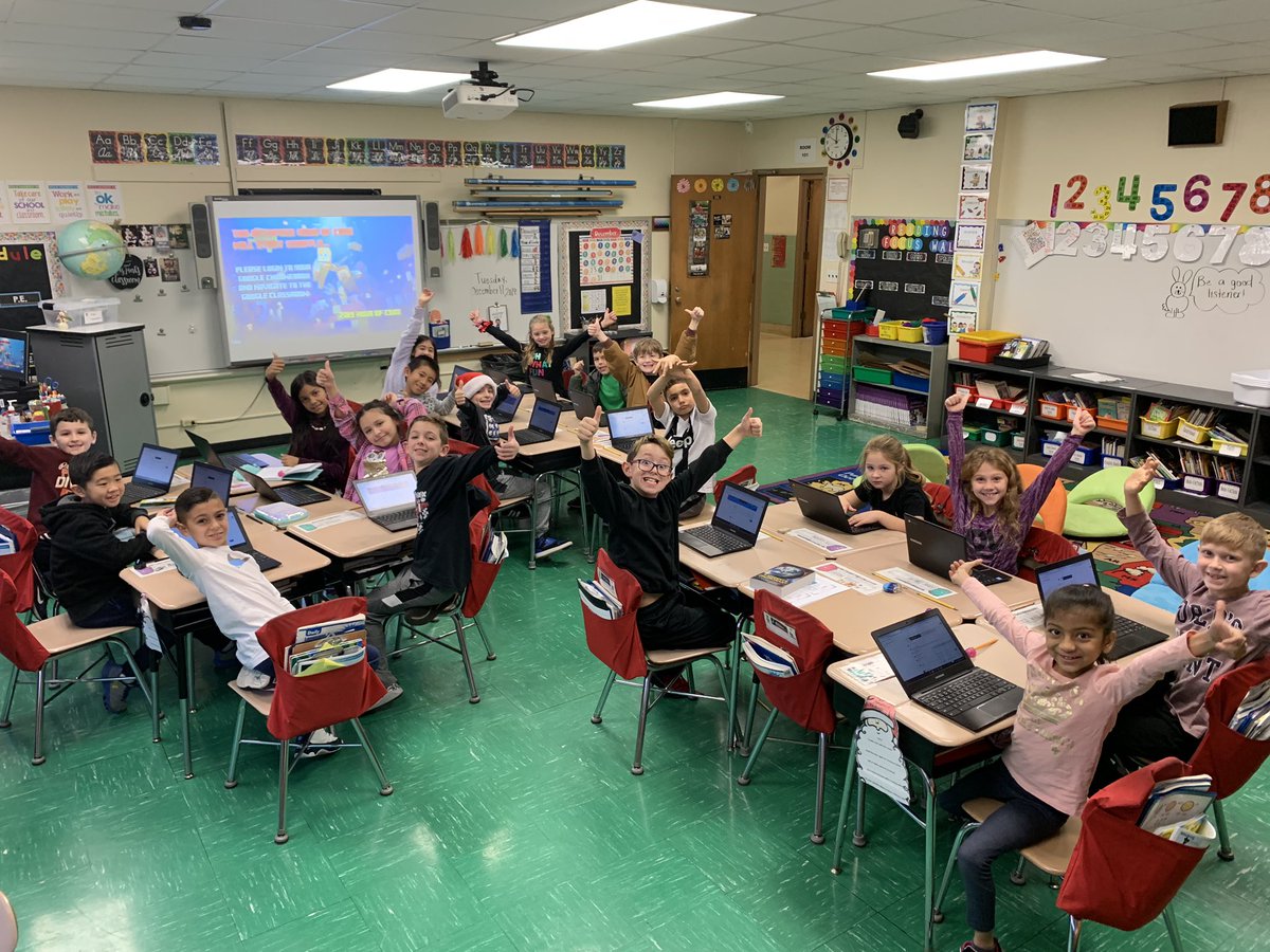 MrsFinksClass's tweet image. So excited for the Hour of Code! #HourofCode2019 #WeAreBethpage
