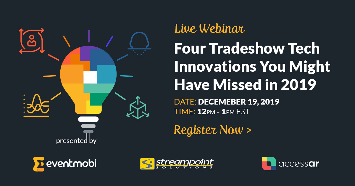 #EventProfs: Join us for a very special webinar this Thursday to learn about Facial Recognition for Attendee Check-In, Next-Gen Interactive Maps, Advanced Social Media Analytics, and Augmented Reality Filters for Marketing and Sponsorship!
register.gotowebinar.com/register/67576…
#eventtech #AR