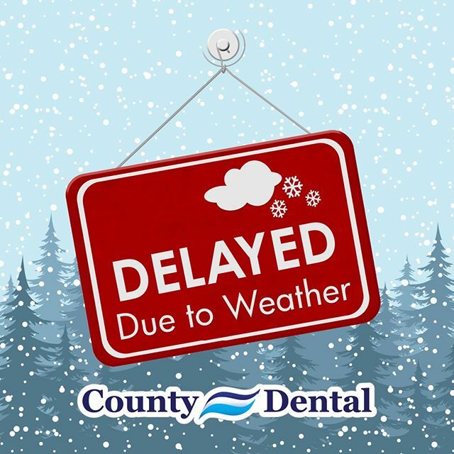 FSKCountyDental's tweet photo. Due to inclement weather, our office is experiencing a delayed opening. We are scheduled to open at 11am. If you have a scheduled appointment this morning prior to 11am, someone from our office will be in touch to assist you with rescheduling. Please be … https://t.co/wmGnOIME7I https://t.co/xoJjo5MUow