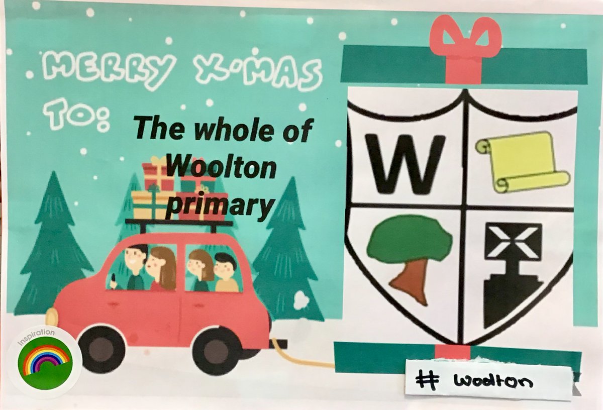 wooltonprimary's tweet image. Harry in 6M created this wonderful christmas card for us all. Thank you 🌲👏 #WPSCreativity #WPSECOSCHOOL