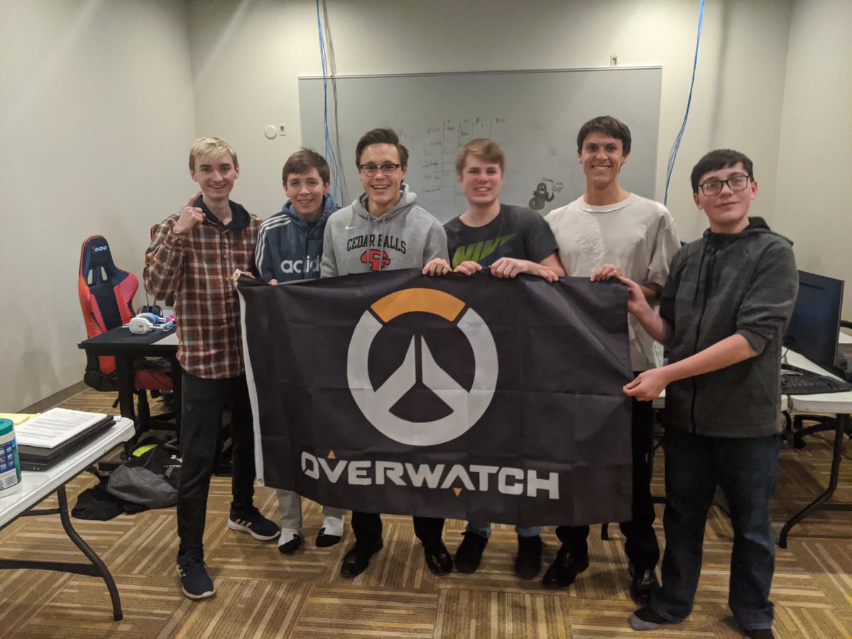 CF_schools's tweet photo. Congratulations to our E-Sports team who won the National Championship last night! Cedar Falls made the select playoff field of 16 teams and concluded the tournament last night with the championship victory! https://t.co/XkGnur3G8A