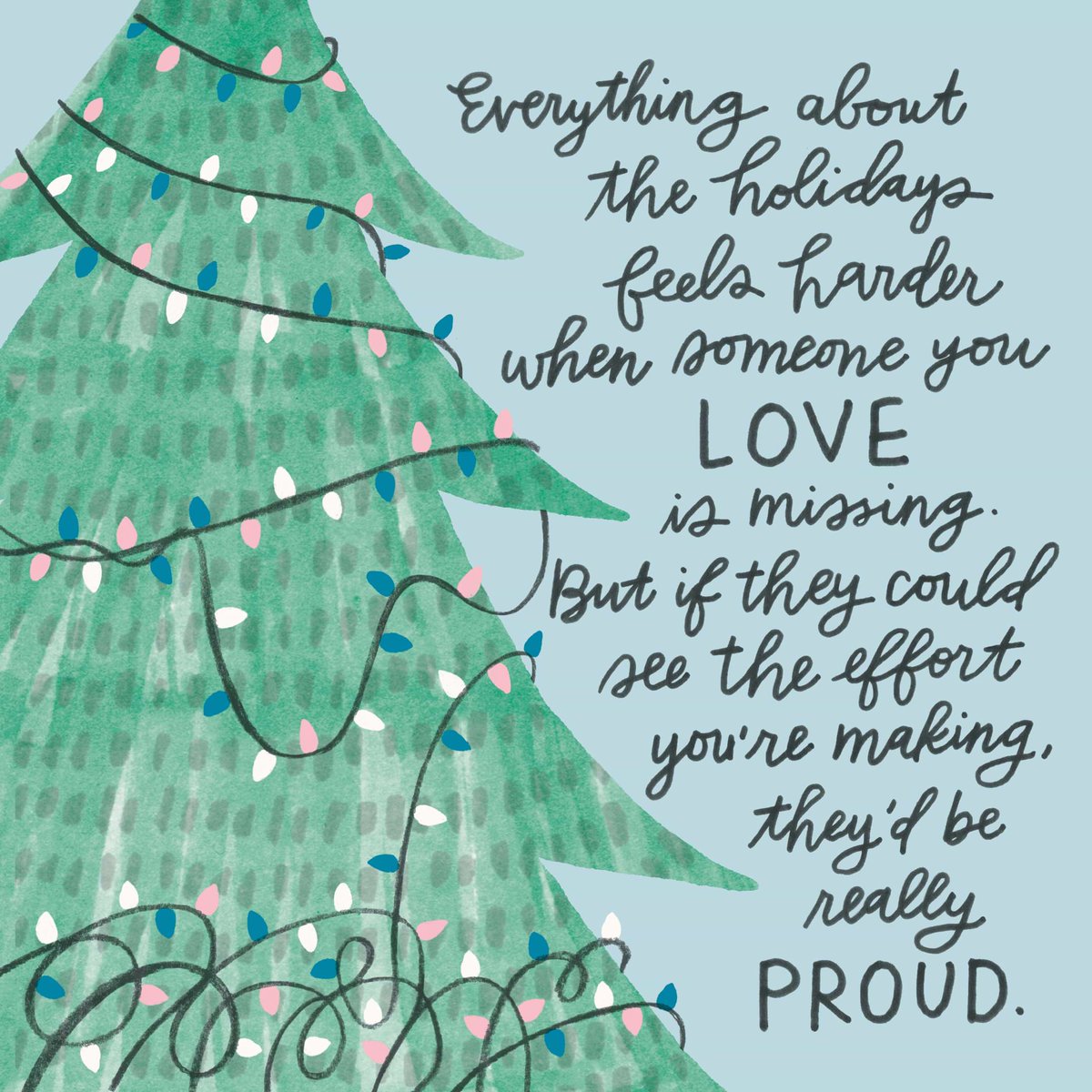 Here is a link to some honest (and funny) holiday cards for this time of year that can be so difficult when you're missing loved ones.
optionb.org/optionbthere/h…
