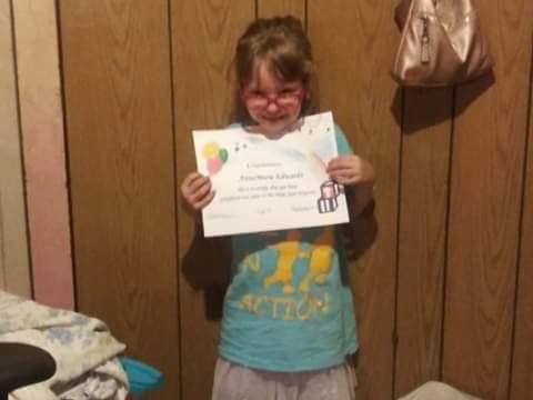 ruby_christy's tweet image. Anna finshed headstart