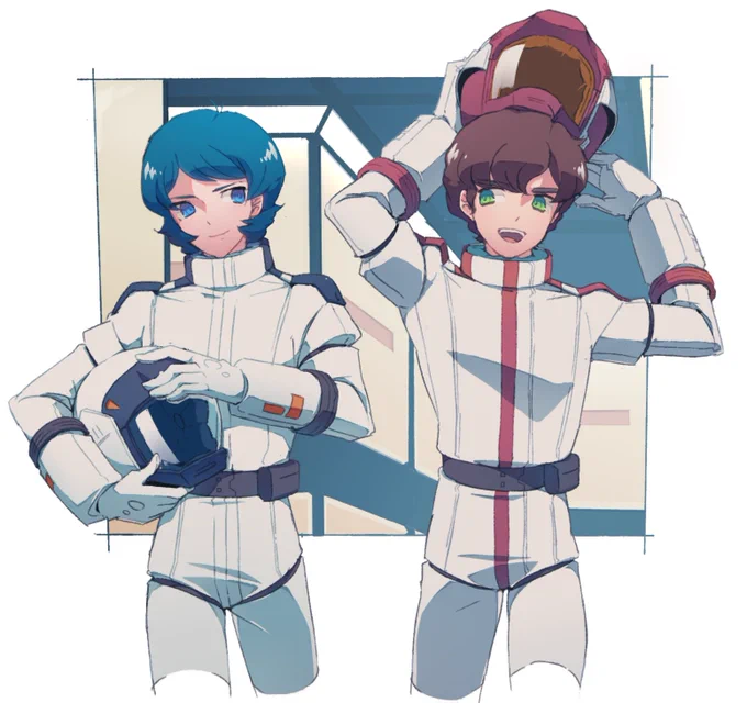 #2019年自分が選ぶ今年の4枚 この辺かな! 1枚目のノーマルスーツの絵一番古いやつだけど1番お気に入り