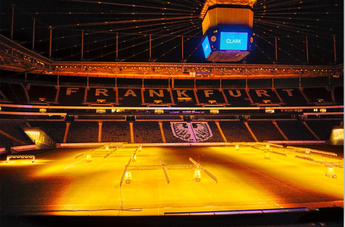 Last Friday we had our @ClarkGermany XMAS-Party in the @CobaArena, the home of <a href="/Eintracht/">Eintracht Frankfurt</a> Frankfurt. We have many football fans in the team, but this was truly a fantastic event for all 200 Clarkees. Hope to be returning again in the future!