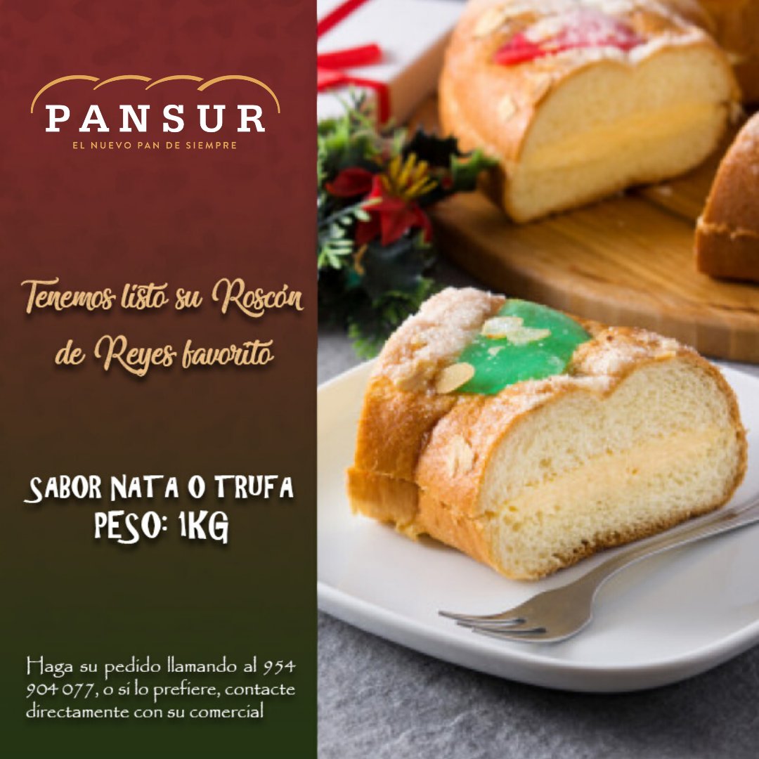 Se aproxima el momento más dulce del año, y además, al mejor precio🍰🎄

#Pansur #RoscónDeReyes #RoscónDeNata #RoscónDeTrufa #Navidad