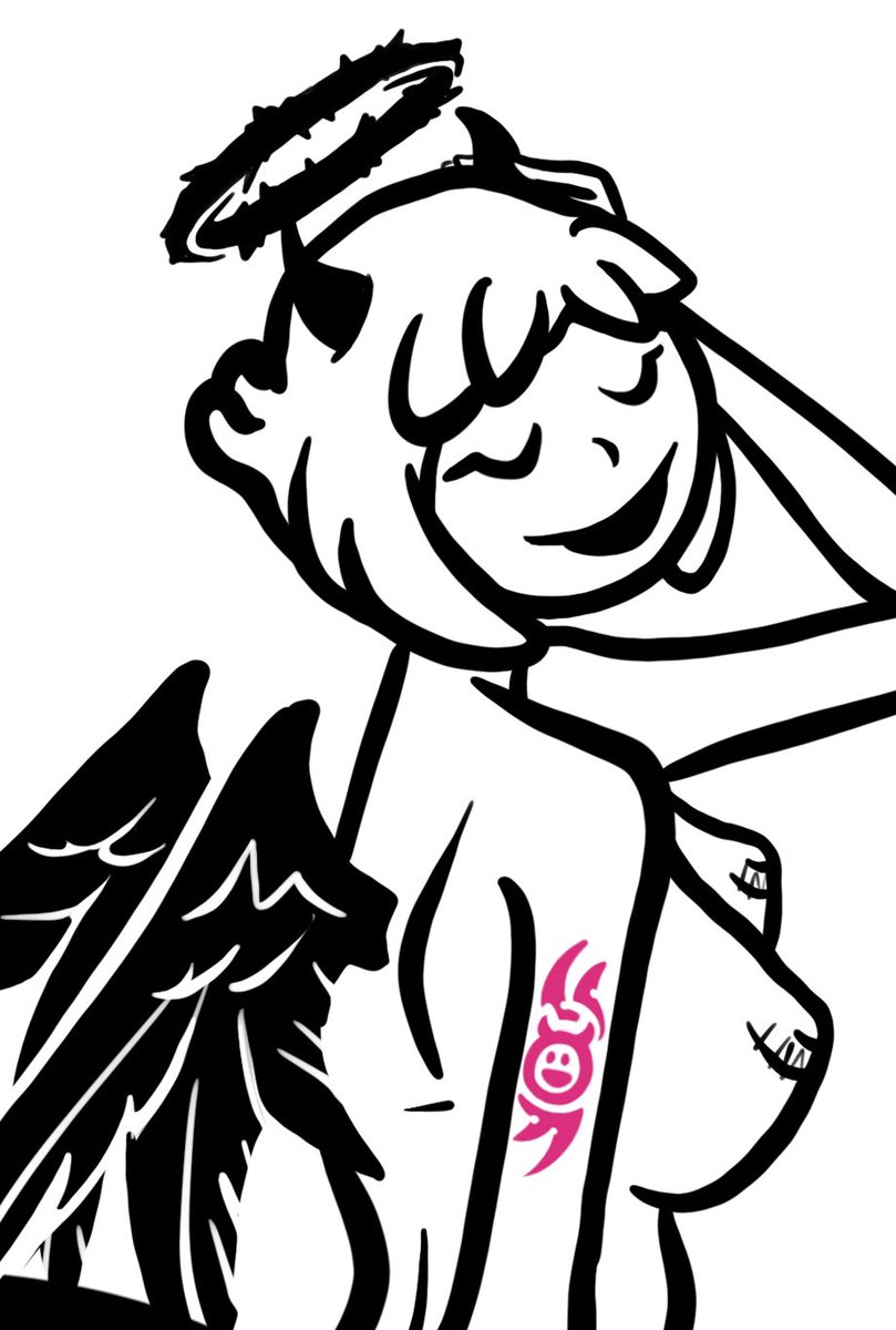_kyobin_'s tweet photo. Hold on!
#angel #illustration #art #kyobin #devilgirl #heaven #hell #pinup #eroticart #ass #booty #pinupart https://t.co/tZTpCECw3K