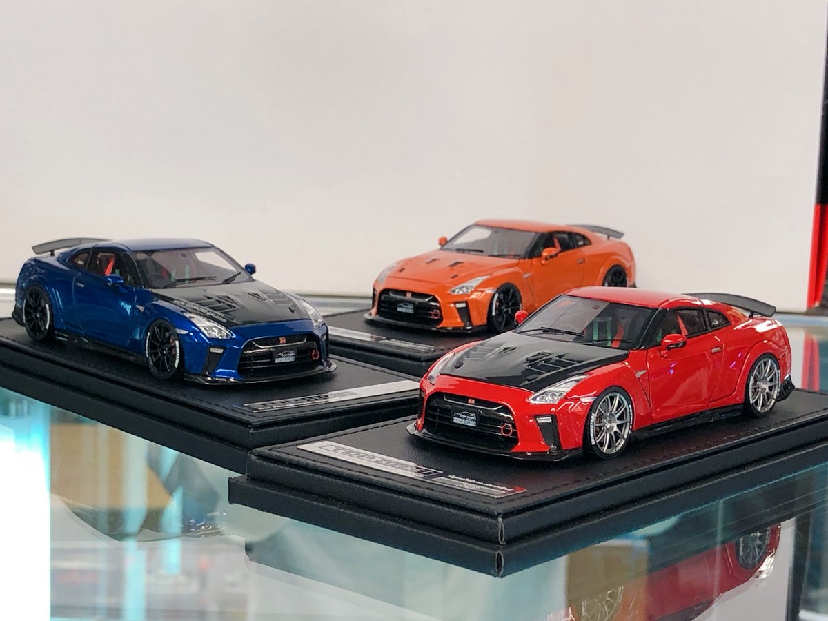 イグニッションモデル 1/43 トップシークレットGT-R R35 ブルーメタリック