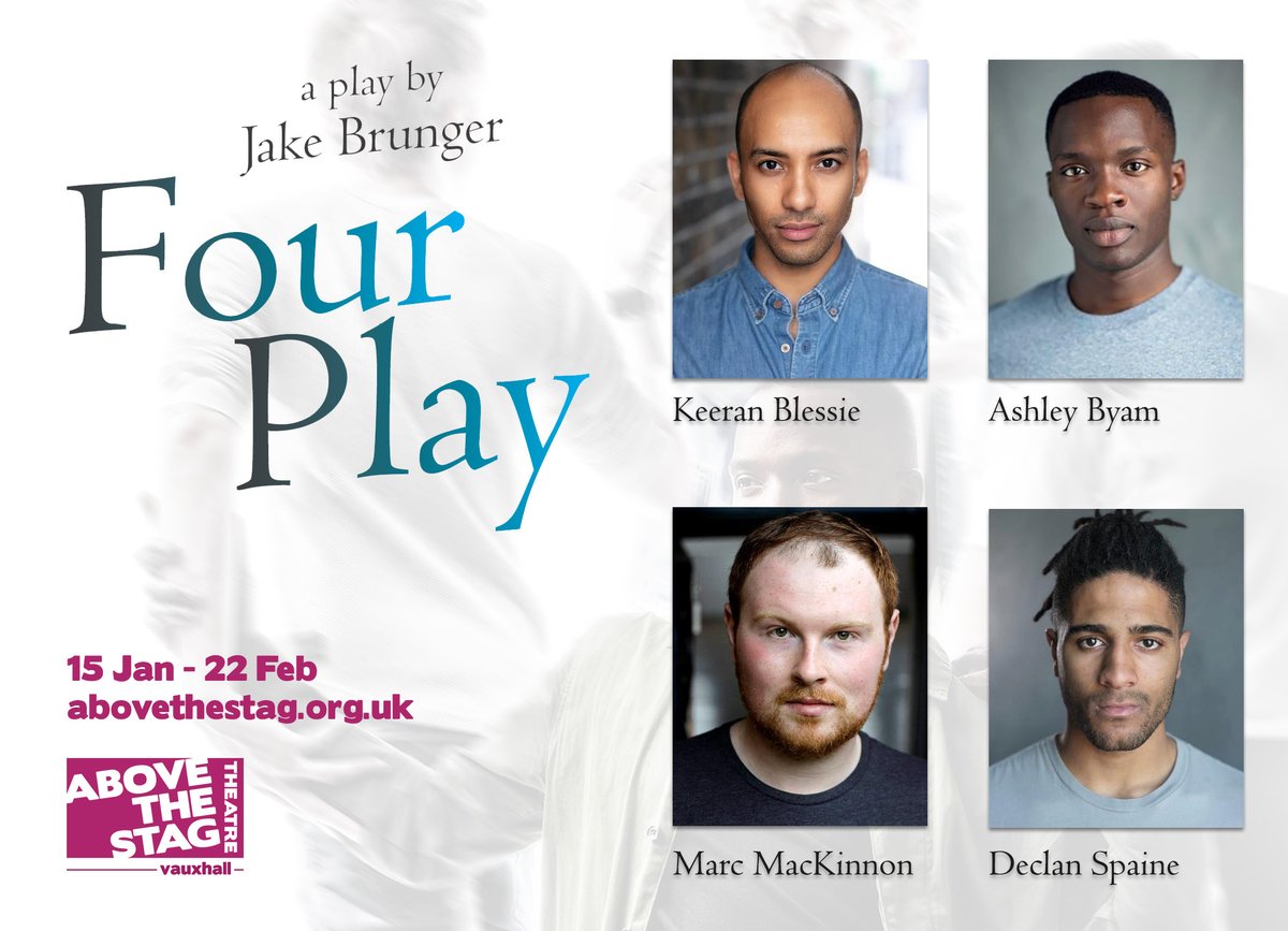 ⭐ CAST ANNOUNCEMENT ⭐

Presenting our cast for Four Play, which launches our refurbished Studio Theatre in January.

Don't miss this comic play about sex and commitment in the 21st century.

Tickets: abovethestag.org.uk