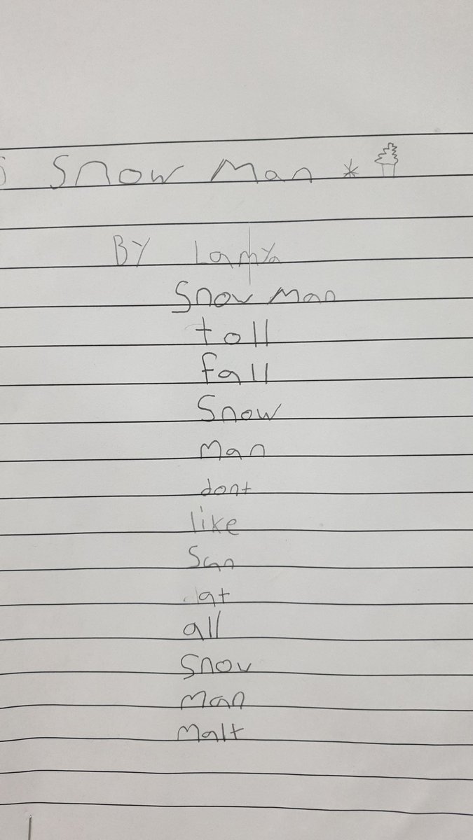 NaeSinae's tweet photo. Poetry gives students an additional outlet to explore identity and self expression. Let these be a testament to the power of teaching poetry. #iteachsecond #AISgrade2 #writersworkshop #poetry #studentvoice https://t.co/kfE56biWfL