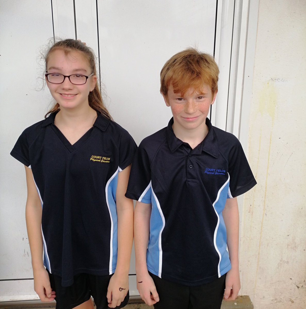 CFS_PE's tweet photo. Year 7 Cross Country- A fantastic, competitive year 7 event! The boys winner went to Oliver S of Sapphire house and the girls winner went to Arabella C of Topaz (pictured). Well done to you both on being the new yr 7 record holders https://t.co/BIkzppckBF