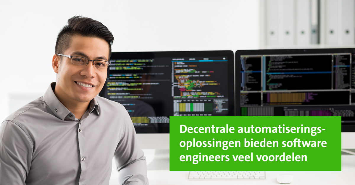 MURR_NL's tweet photo. Ook de Software Engineer profiteert van een decentrale automatiseringsoplossing. Oa: 
- Copy &amp; paste van configuraties
- Sensoren hoeven niet geparametriseerd te worden
Meer info? https://t.co/I6AQJbXeOu
#Decentrale #automatisering #oplossingen https://t.co/HXMtYsawby