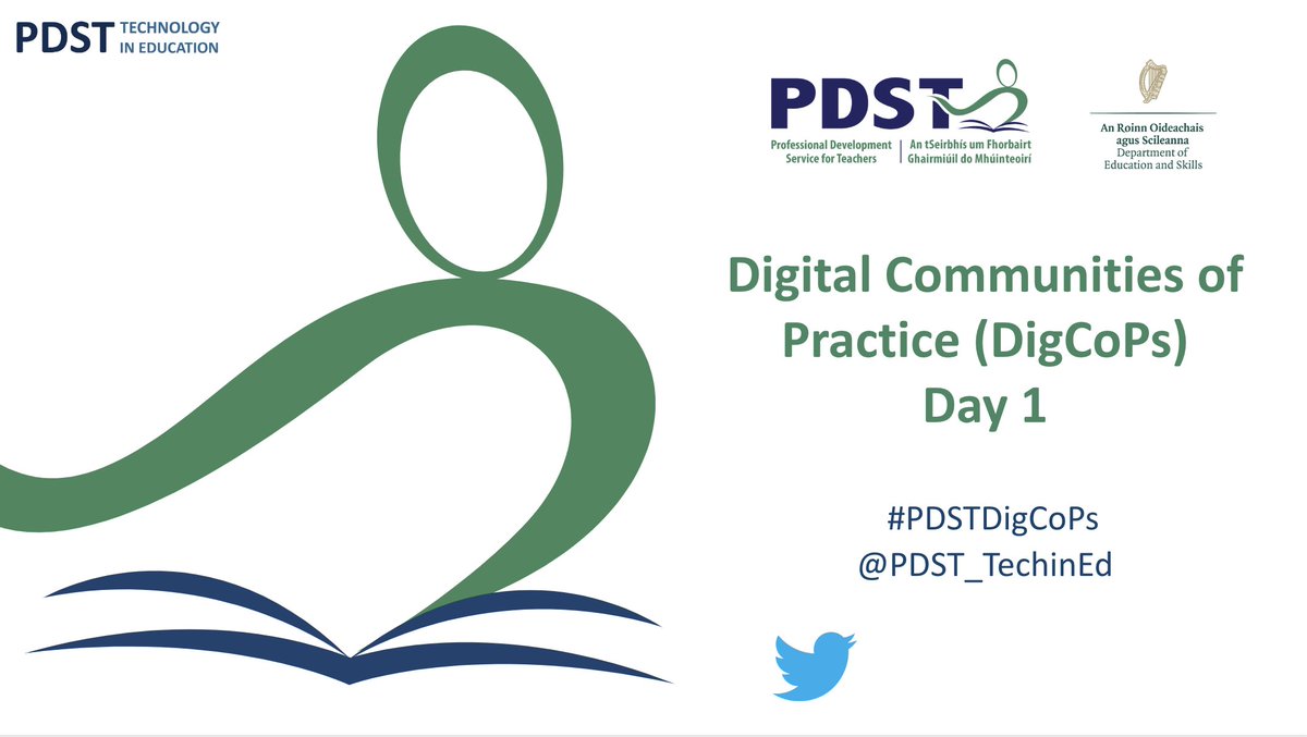 PDSTie's tweet photo. A big thank you to all teachers taking part in newly established @PDST_TechinEd Digital Communities of Practice. They will use @Leargas_etwinn platform to share, collaborate and reflect on embedding digital technologies into teaching, learning and assessment. #PDSTDigCoPs #PDST https://t.co/KtWGkqlObM