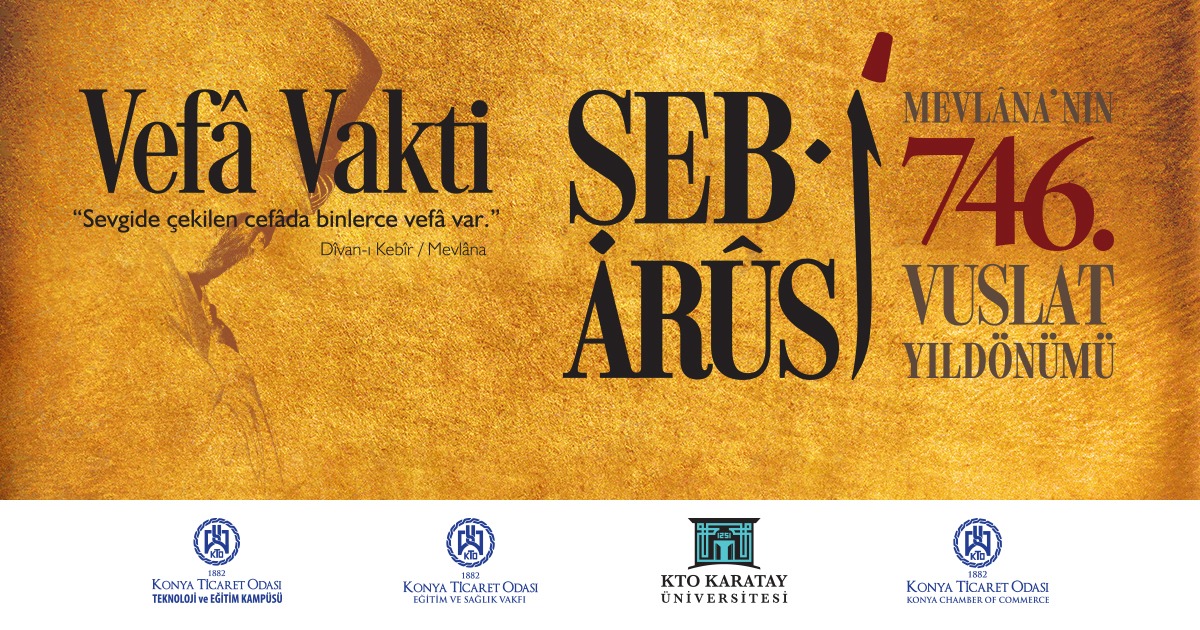 "Bize gözün değil, gönlün gördüğü yürek gerek. Düşlerdeki tabir değil, gerçeğe vuslat gerek."

Büyük mütefekkir ve mutasavvıf Hz. #Mevlâna'yı vuslatının 746. yıl dönümünde sevgi, saygı ve rahmetle anıyoruz.

#ŞebiArûs #VefaVakti