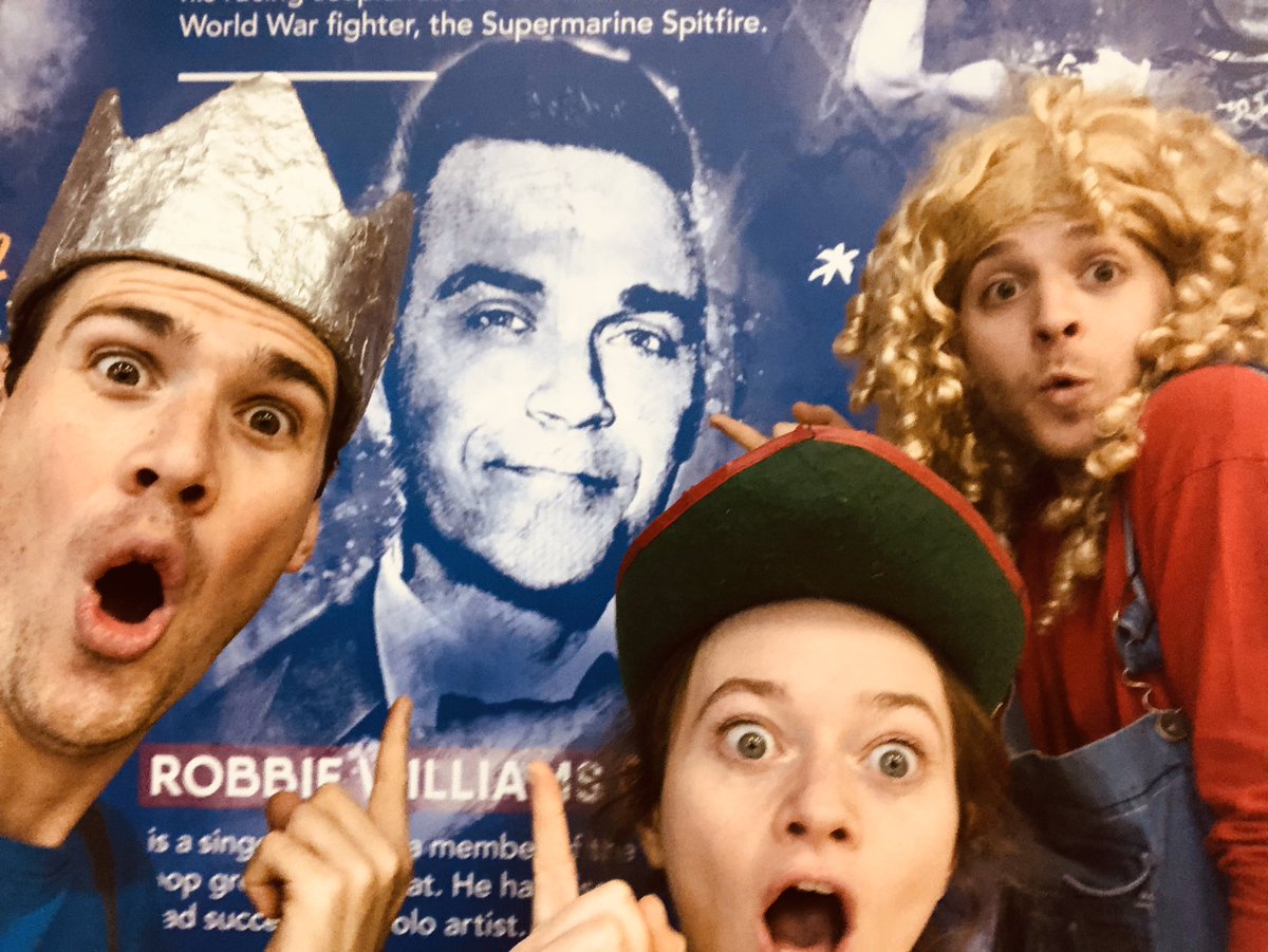 flosswright's tweet image. Can’t believe Robbie Williams came to see us perform! Excellent morning in Stoke-on-Trent performing to the younger years at @KingslandTweets. Thanks for having us! 😊@hobgoblintc_ @Will_Gillham_ @gwlewthwaite #thegreatestfairytaleevertold
