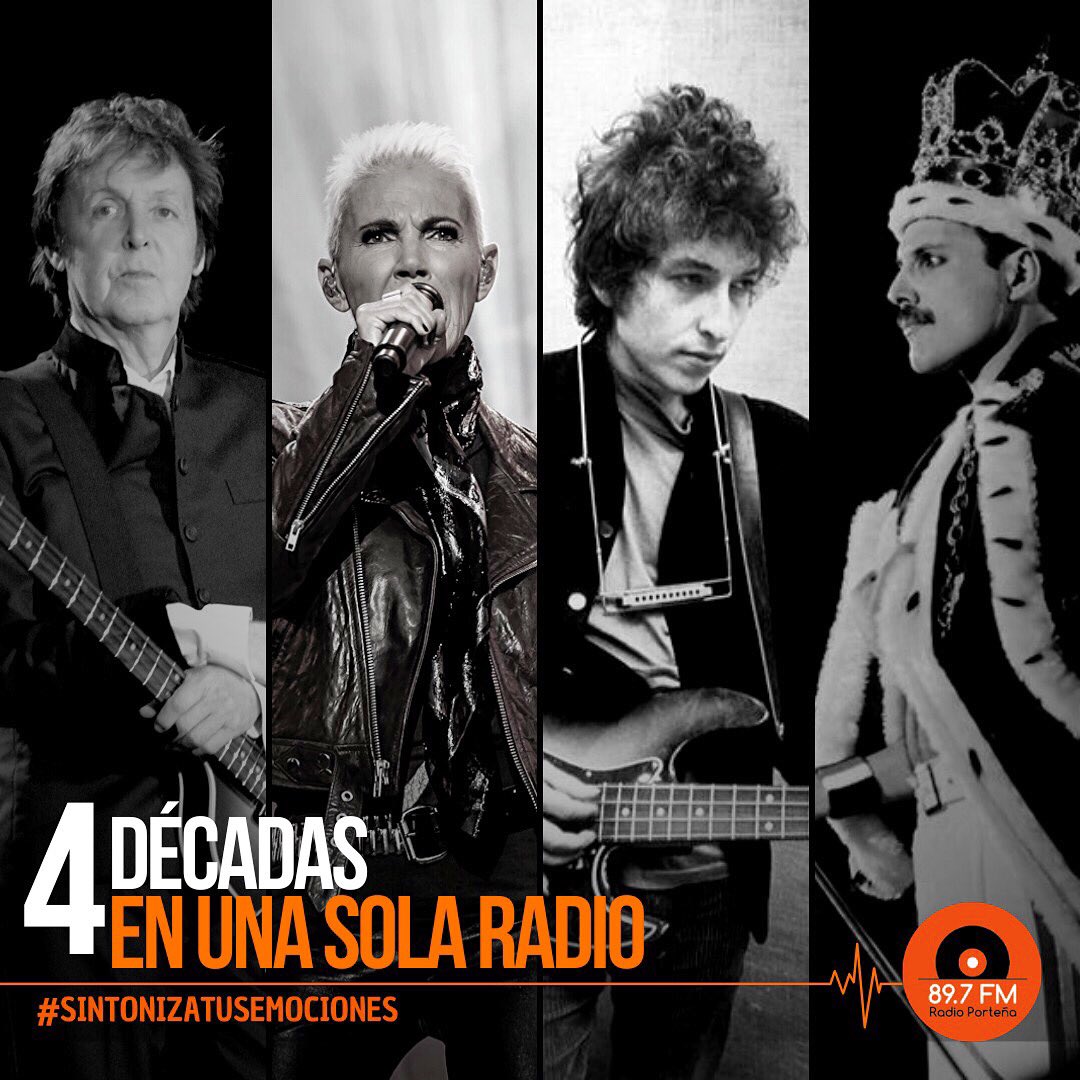 Cuatro décadas en una sola radio 📻 
24 hs de éxitos suenan en Porteña FM 89.7
.
.
.
.
.
.
.
#radio #music #musica #musically #hitsmusic #efemeridesmusicales▶🎶 #efemeridesmusicales #efemeridesmusica #40principales #retro #retromusica #pop #rock #rockandroll #madonna #calamaro