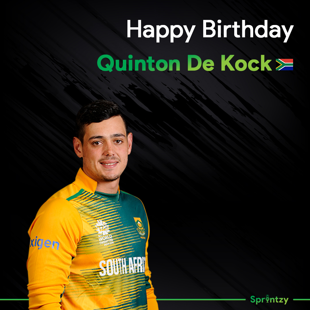 Happy Birthday Quinton De Kock!      