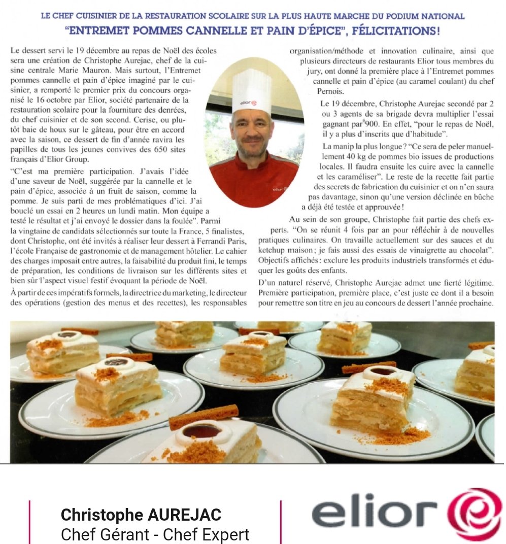 Parution dans le journal de Pernes les Fontaines 😀😀