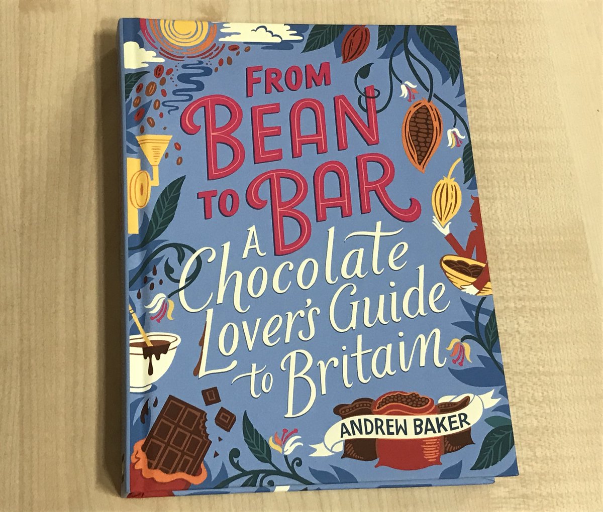 ccAndrewBaker's tweet photo. Kind words from @hughbon - freely given, and recompensed only by a huge box of delicious chocolates. So he speaks from the heart. Buy now for Christmas, from @HotelChocolat, @Chococotweet, good bookshops and that awful online place. https://t.co/XUnhMVpyUh