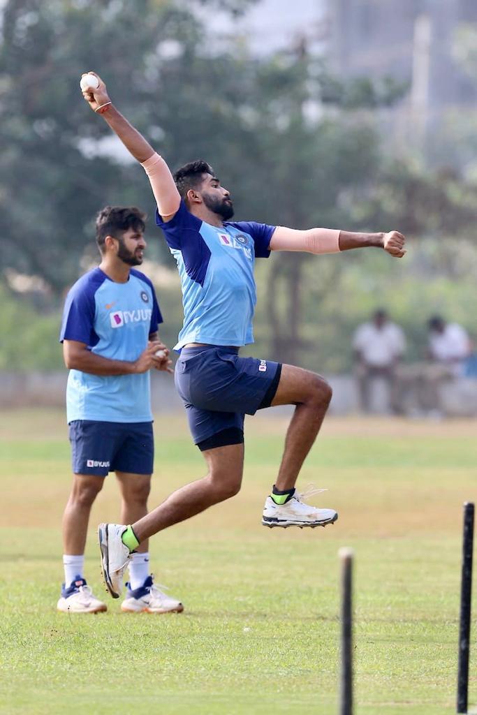 Jaspritbumrah93's tweet photo. Feels good to be back with the team 🇮🇳 https://t.co/MA5EitwyvT