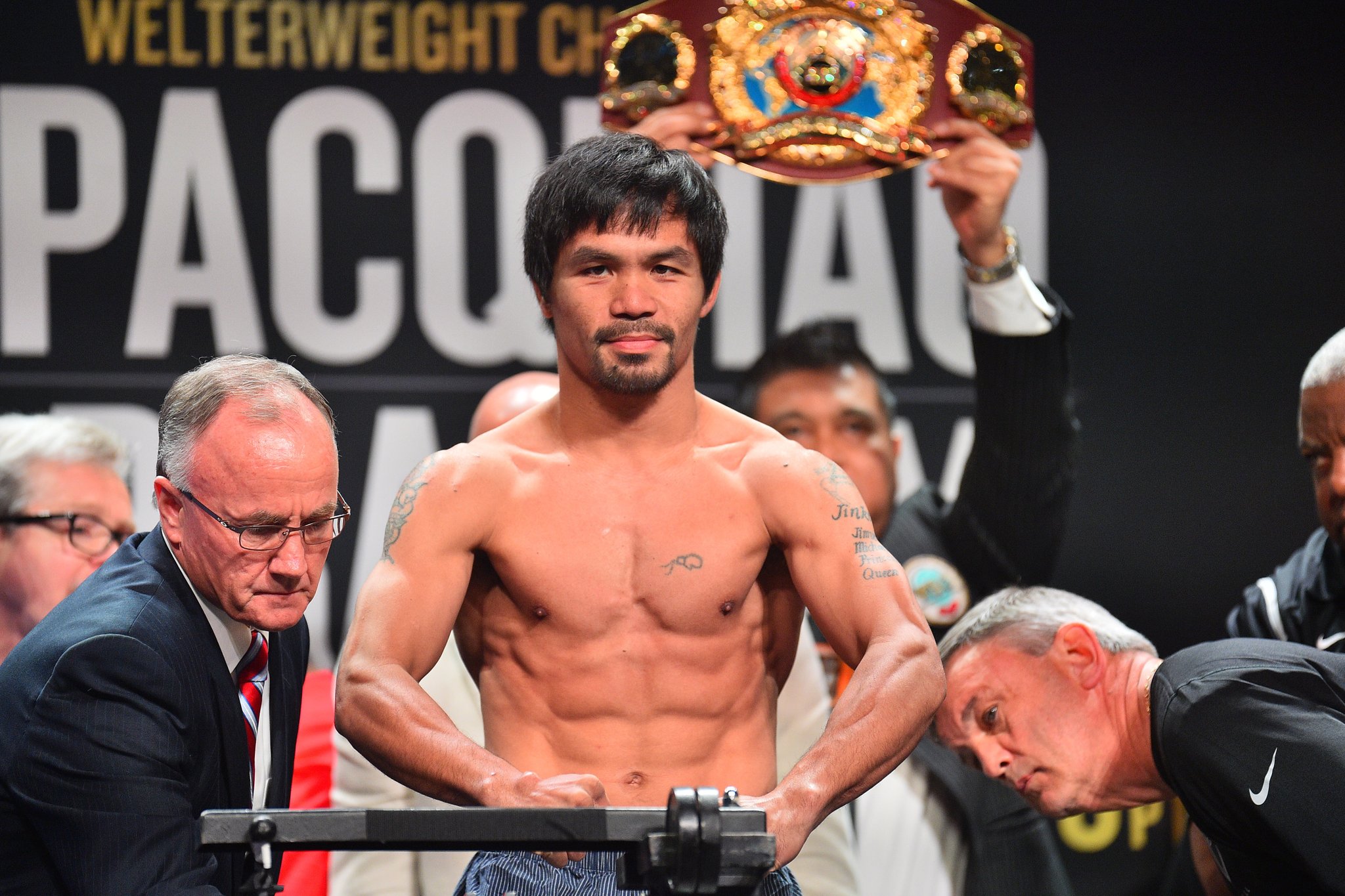 Fights 71
Wins 62
World Championships 8

Happy 41st Birthday to Manny Pacquiao! 