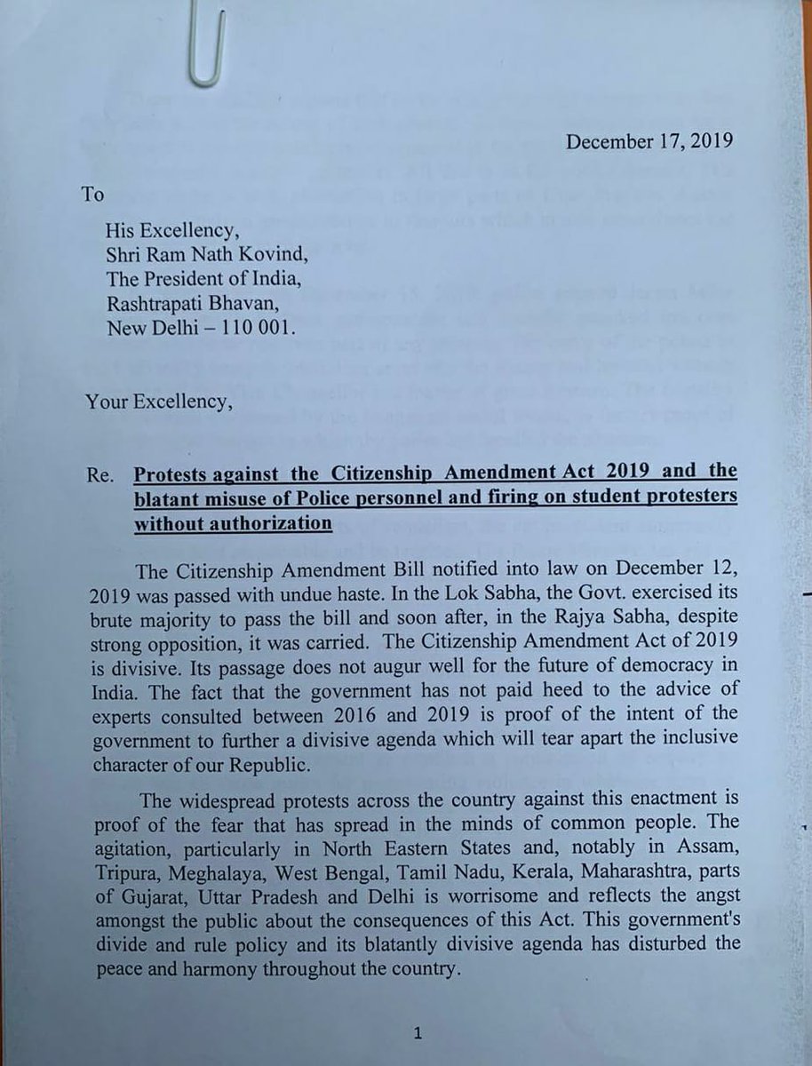 Letter To RBhavan14 Expressing Concern Over Protests Police letter-to-rbhavan14-expressing-concern-over-protests-police