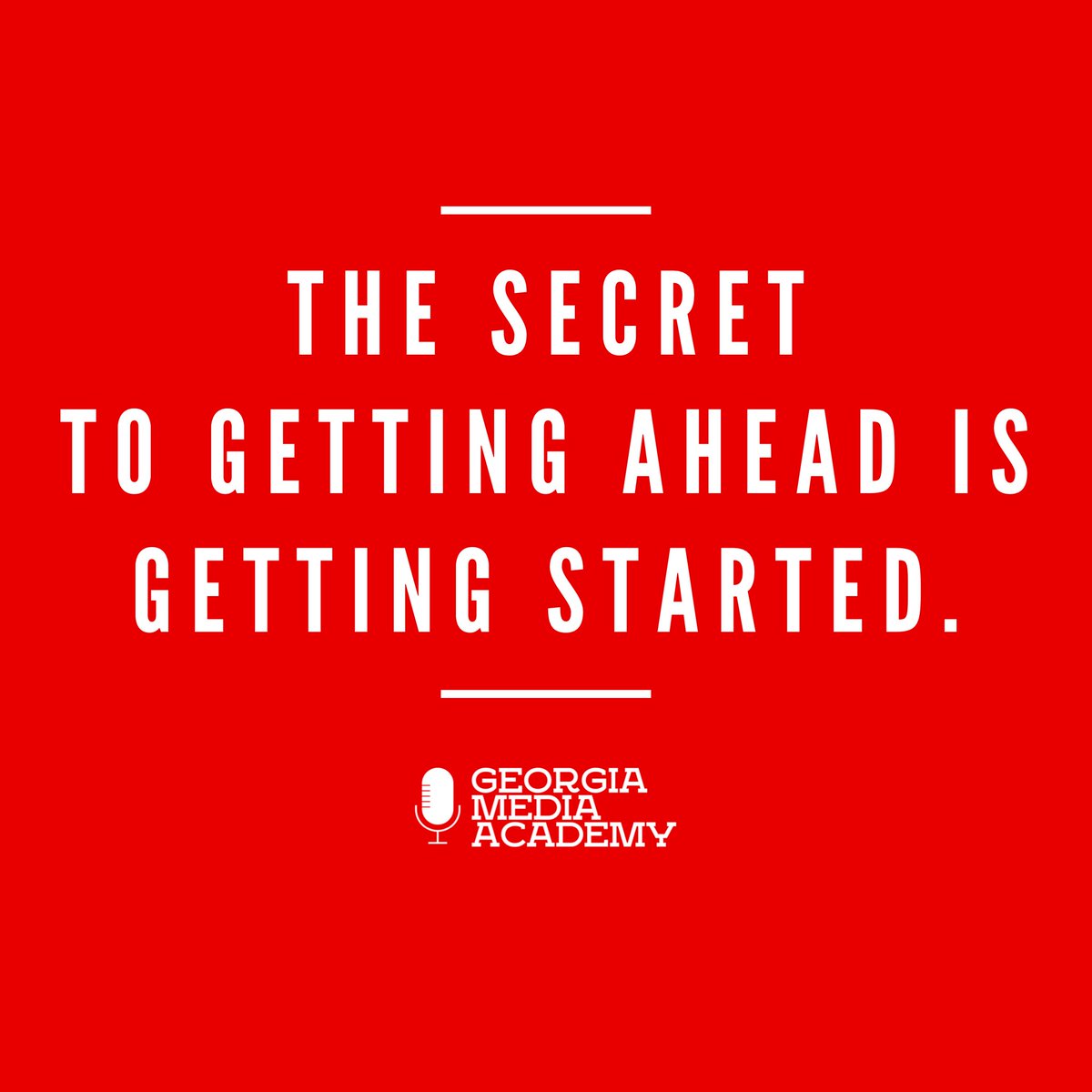 GaMediaAcademy's tweet photo. The secret to getting ahead is getting started. Classes begin January 2020! #Atlanta #AllThingsMedia #Georgia #GMA #GAMediaAcademy #GeorgiaMediaAcademy #GetTVReady #EntertainmentMedia #Media #MediaPros #MediaTraining #ProfessionalTraining 🎤
https://t.co/GaVGZfTi9L https://t.co/8UAVmWxtLY