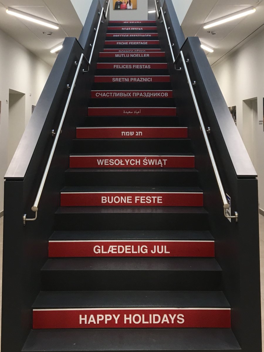 Day 10 of the #12daysoftweets my favorite part of the school is any place that shows our amazing multilingual community! #asmrocks #asmtech #multilingualism