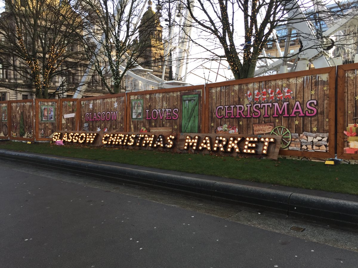 #ChristmasMarket  – Glasgow contains it better (and more tastefully) than Edinburgh, but there must be scope for festive events celebrating local crafts and talents in a more sustainable way?