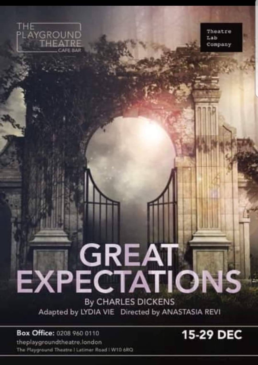 thereviewchap's tweet image. Theatre Lab Co's Great Expectations is 'a seriously stylish production, beautifully realised with a myriad of intriguingly nuanced performances'

★ ★ ★ ★ 
The Playground Theatre London
Full review coming soon! 

@TheatreLabCo @PlaygroundW10 #greatexpectations @KevinWilsonPR
