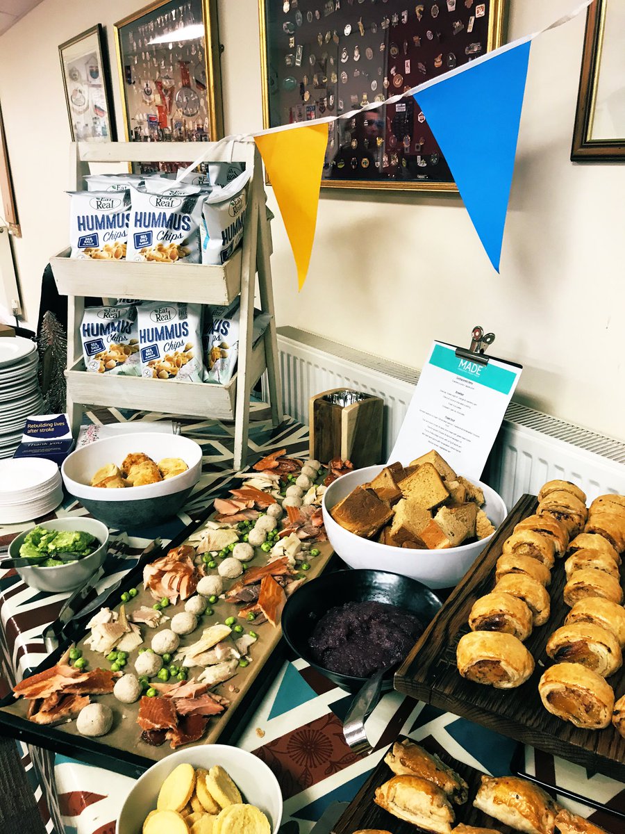 TeamFowlerMD's tweet photo. 🥪 ISS Food Services has done a fantastic job on the lunch spread at the 2019 @StrokeAssocLDN Ice Masters Cup!

🥌 Our hungry curlers will be tucking in shortly! 

#IceMastersCup #ISSfoodservices #curling #lovecurling @ISSwaste @ISSFoodServices @lovecurling @fentonsrink https://t.co/cWF2sW3Sg0