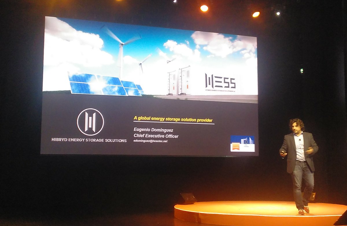 Hybrid Energy Storage Solutions (@hess_solutions) on Twitter photo Our CEO, Eugenio Dominguez is pitching at Galp Corporate Day and introducing how energy storage can change the way how energy is managed. Thanks <a href="/EUeic/">European Innovation Council</a> and Galp for the opportunity. Our CEO, Eugenio Dominguez is pitching at Galp Corporate Day and introducing how energy storage can change the way how energy is managed. Thanks <a href="/EUeic/">European Innovation Council</a> and Galp for the opportunity.