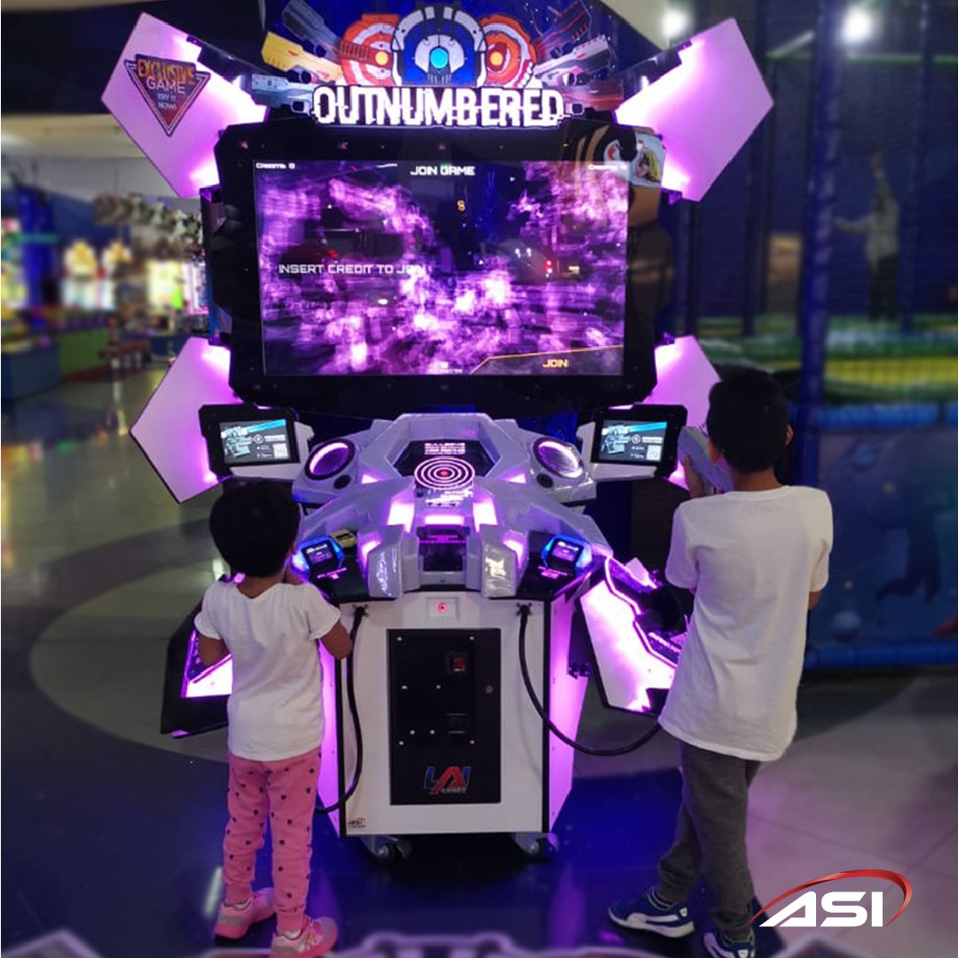 The hottest competitive target shooting game in the market.
Play it now at locations like Magic Planet at Deira City Centre. #weaponforge #outnumbered #shootergames #arcadefun #arcaderailshooter #thingstodoindubai #zombieoutbreak #deiracitycentre #magicplanet #dubai #mena #uae