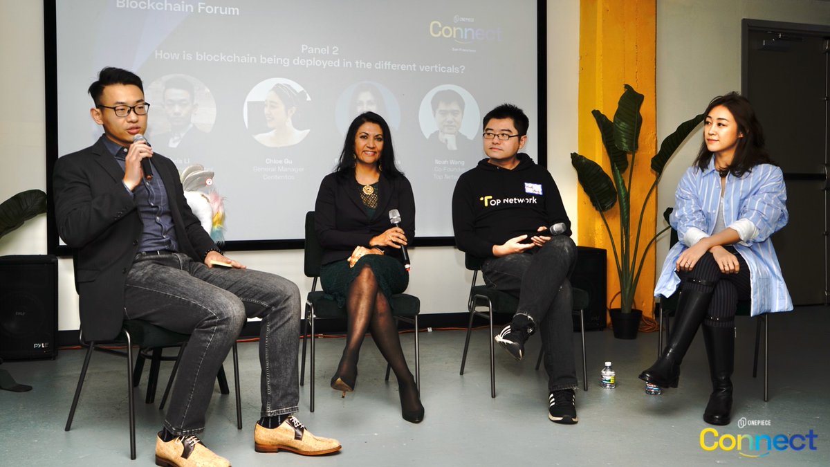 topnetwork_top's tweet image. Keep moving on! 
Follow us to #OnePiece Connect-Blockchain Forum in San Francisco, where Noah Wang, CMO of TOP Network, was invited to share insights with the panel about how blockchain is being deployed in the different verticals.

#TOPNetwork #blockchain
