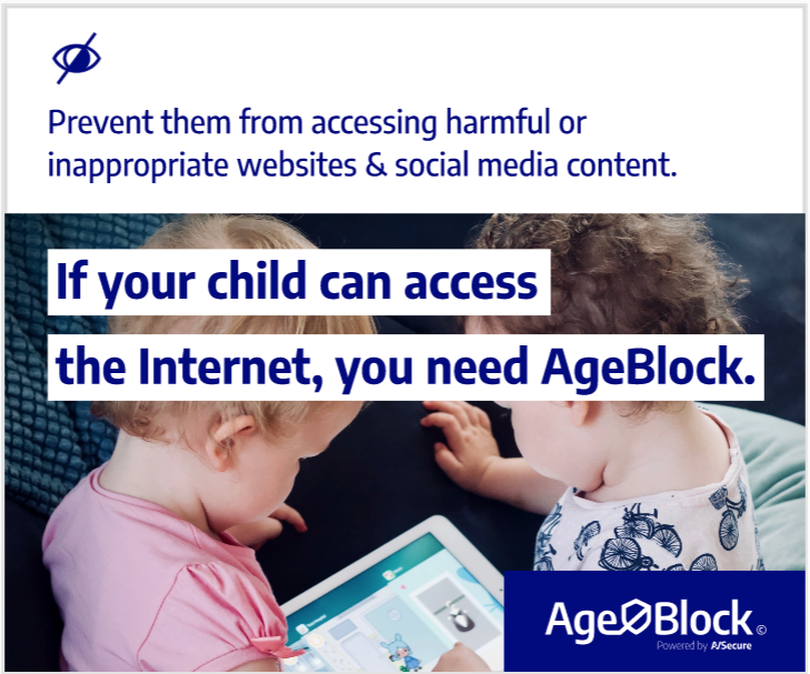 AVSecureLLC's tweet photo. To all friends, family and parents, we are proud to introduce AgeBlock and would really appreciate your help in our soft launch phase.

Blocks 4m porn sites and controls social media access.
Easy to use and we appreciate your help and feedback.

Thank you. https://t.co/SaceyQNkQd