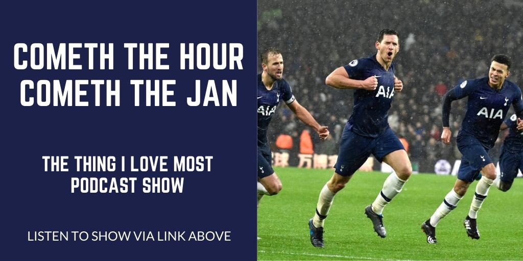 TTILMshow's tweet photo. Podcast // Cometh The Hour, Cometh The Jan // S02E12
.
https://t.co/DzF77RIlvr
.
Subscribe to Podcast via iTunes, Spotify, Google, TuneIn and Audioboom
.
.
.
.
.
#coys #thfc #spurs #yidarmy #TottenhamHotspur #woltot #baytot #totche #janvertoghen #ttilmshow #superjan https://t.co/1osPI9BOIv