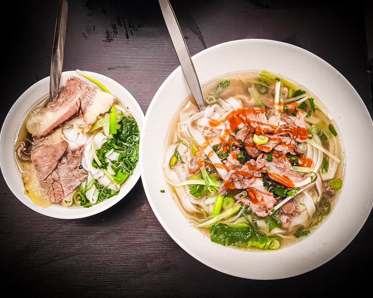 Hanoi1991's tweet photo. 📢📢📢 For all customers who wanna try our traditional Vietnamese Beef Pho but cannot come in weekends. 
😊
We are swapping to serving Beef Pho on this Wednesday and Thursday.
😊
Hanoi Chicken Pho will be served this weekend.

Thank you for all your supporting 🇻🇳❤
#PhoCardiff https://t.co/je4EVtJYRH