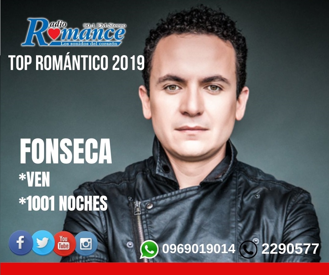 RadioRomanceFM's tweet photo. ¿Cuál será la mejor canción del año del #TopRomántico2019?
Categoría Internacional
Nominados:
@manuelcarrasco_ 
@diegotorres 
@Fonseca 
@kanygarcia https://t.co/nicJcEGMTZ