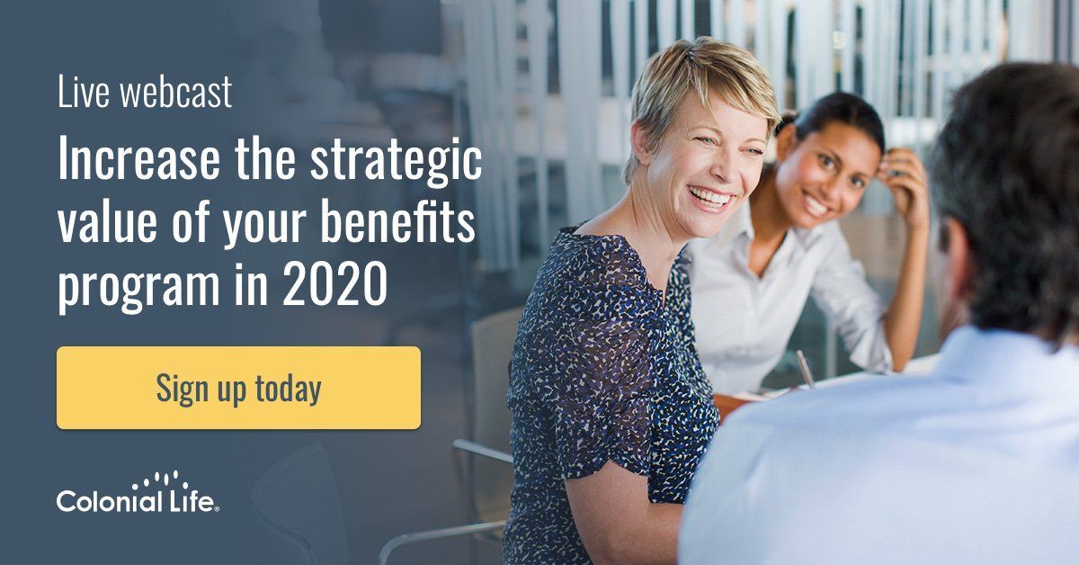 Today >> Are you adapting to a changing workforce? Join Sharlyn Lauby from @HRBartender and Rob Quell from @ColonialLife for a <a href="/SHRM/">SHRM</a> webcast about benefits trends in 2020 #recruiting #EmployeeEngagement hrbar.co/2qDfYr8